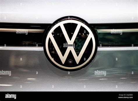 Munich Germany 08th Sep 2021 The Volkswagen Logo Can Be Seen On A