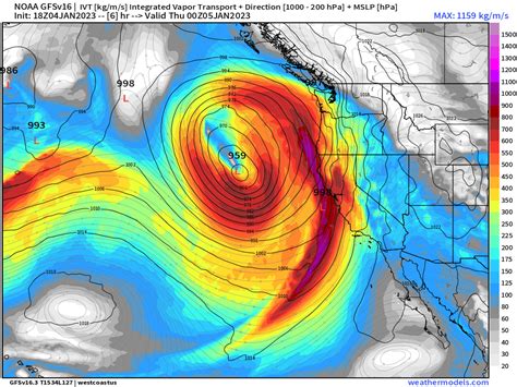 Ryan Maue On Twitter From A Wider Pacific View The Bomb Cyclone Is