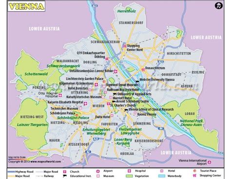 Vienna Map Vienna Map Map Vienna City Map