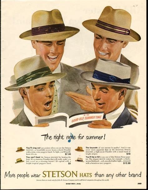 Vintage Ads Stetson Vintage Advertising Campaign Stetson