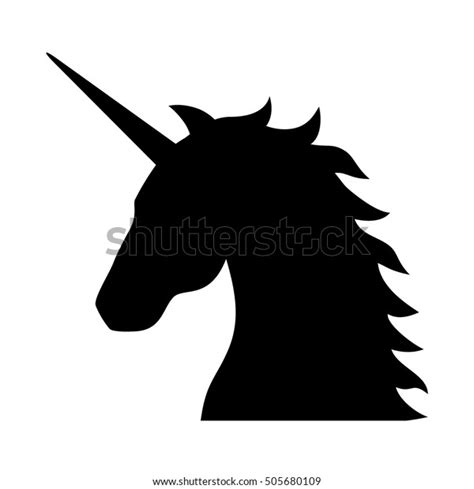 Unicorn Legendary Mythical Creature Flat Vector Stock Vector Royalty