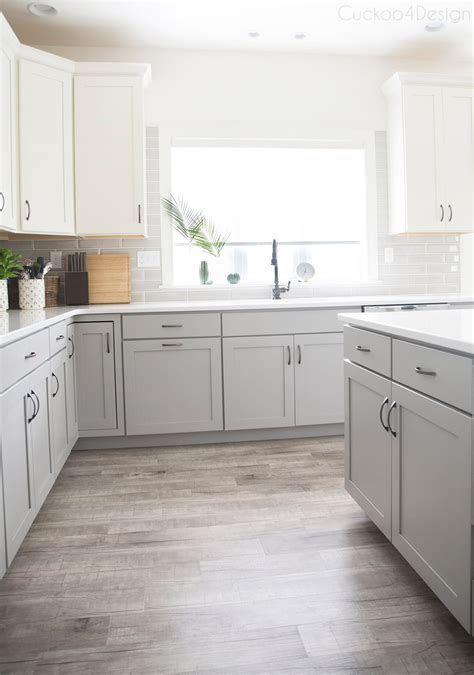 Trending Grey Kitchen Cabinets White Floor Top Modern Kitchen