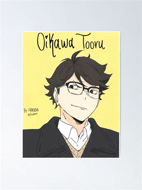 Oikawa Tooru Fan Art Poster For Sale By M Isvbel Redbubble