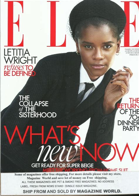 Elle Magazine British Edition Whats New Now November Etsy
