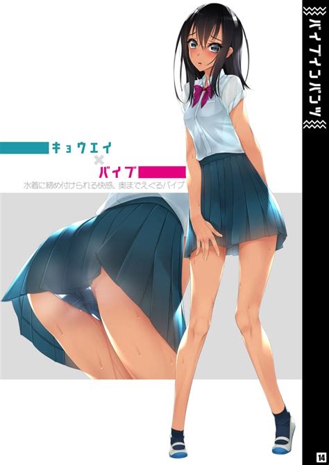 Murakami Suigun Original Blue Legwear Highres 1girl Ass Black