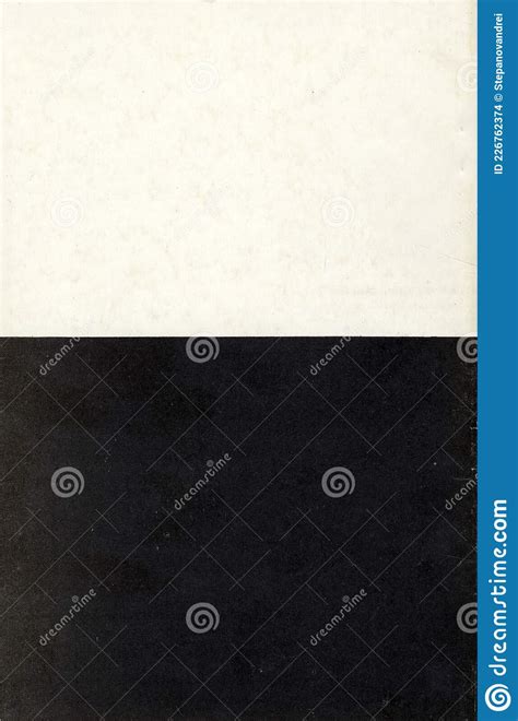Old Black Paper Texture Rough Faded Surface Blank Retro Page Stock