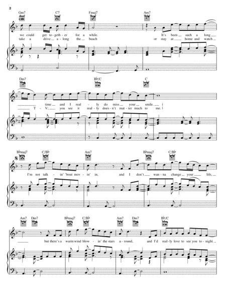 Id Really Love To See You Tonight By Digital Sheet Music For Piano