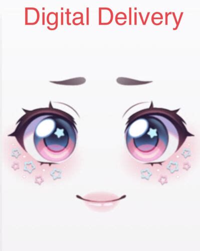 Roblox Celebrity Series 9 Starry Eyes Sparkling Face Code Only