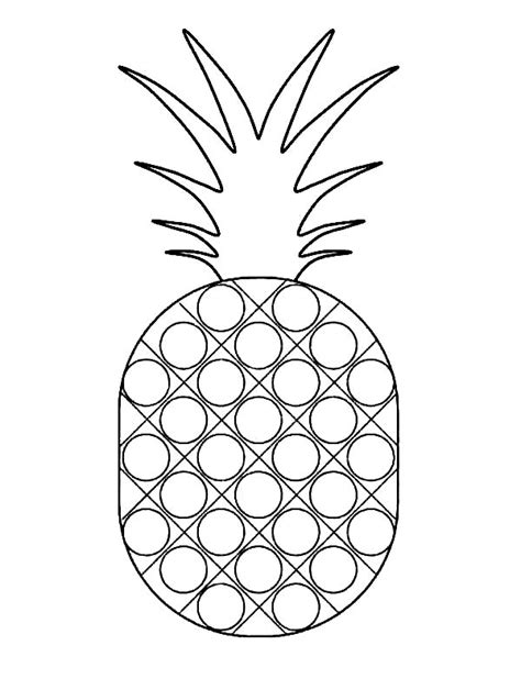 Maybe you would like to learn more about one of these? Dotted Pattern Pineapple Coloring Page - Download & Print ...