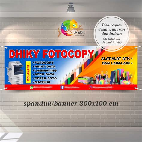 Jual Spanduk Banner Fotocopy Cetak Foto Shopee Indonesia