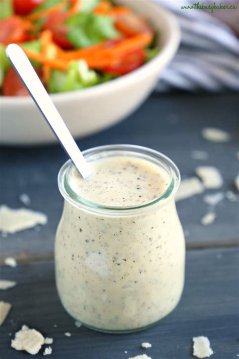 Classic Creamy Italian Salad Dressing Easy To Make The Busy Baker