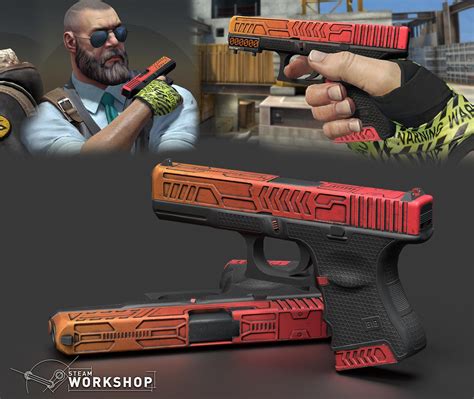 I Tried Creating A Glock 18 Skin With A Custom 3d Slide Design How Did