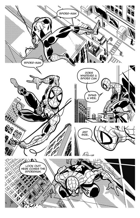 Spider Man Comic Drawing at GetDrawings | Free download