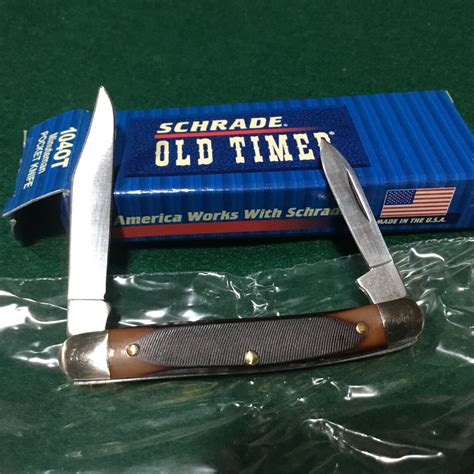 Schrade Old Timer Ot Usa Pocket Knife Mint Minuteman Nib Ebay