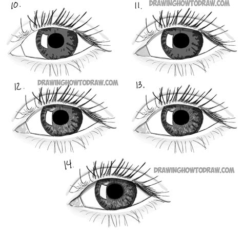 How To Draw Realistic Eyes With Step By Step Drawing Tutorial In Easy Steps How To Draw Step
