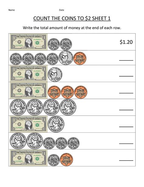 Learn addition, subtraction, time, measurement, and more! Money Math Worksheets Printables | Money math, Money math ...