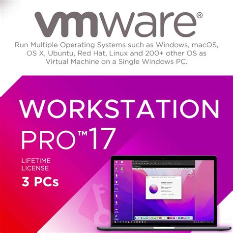Vmware Workstation Pro 17 Product Key For 3 Pcs Lifetime Product Key