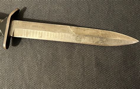 Imperial M3 Trench Knife High Condition Us Ww2 Blade Marked Wwii
