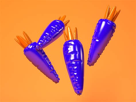 3D tryout: Punchy carrots | Dribbble, Carrots, Graphic design
