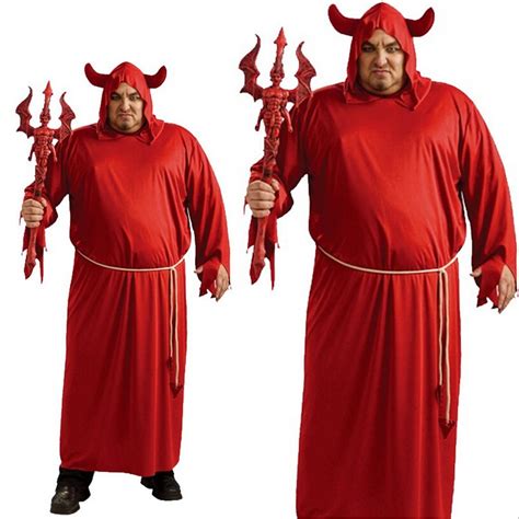 Cosplay Film Halloween Party Clothing Devil Satan Adult Red Angel Of