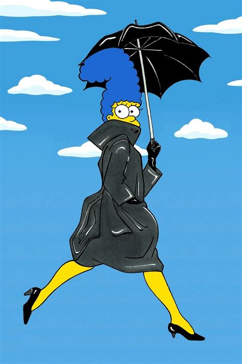 Marge Simpson Models The Most Iconic Fashion Poses Of All Time Marge Simpson Richard Avedon