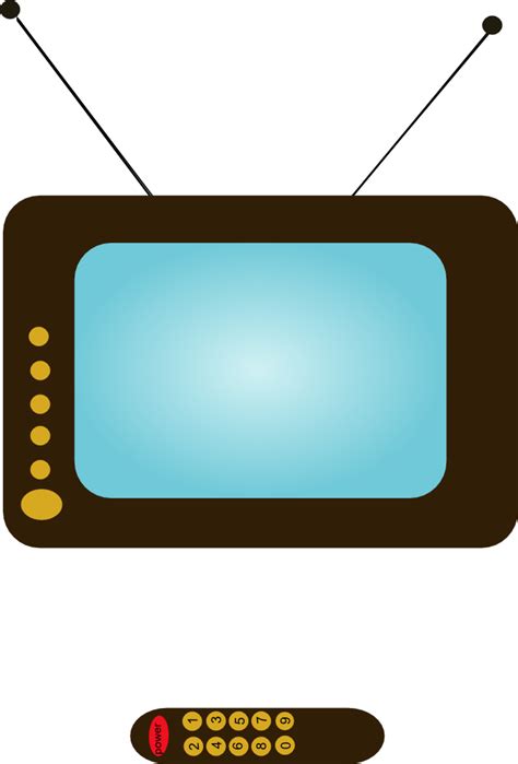 Onlinelabels Clip Art Tv Set 5