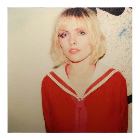 Maripol “debbie Harry” Square Polaroid Sx 70 Photograph Portrait