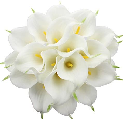 Duovlo Pcs Calla Lily Bridal Wedding Bouquet Lataex Real Touch