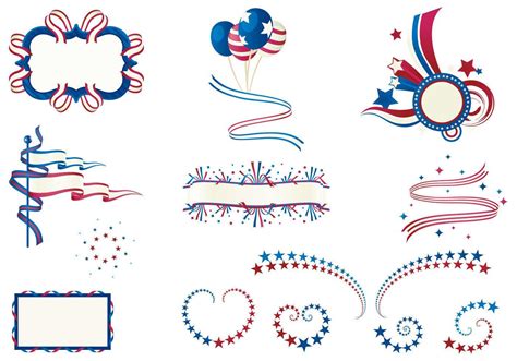 Fourth Of July Vector Pack 47387 Vector Art At Vecteezy