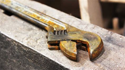 Restoring Tools Old Rusty Wrench Youtube