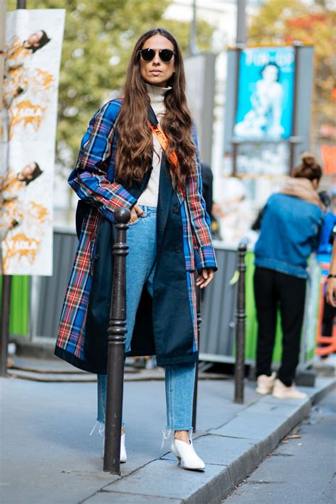 Denim Street Style From Paris Fashion Week Ss18 The Jeans Blog