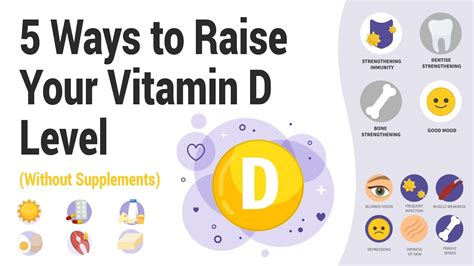 5 ways to raise your vitamin d level without supplements vitamin d vitamin d benefits
