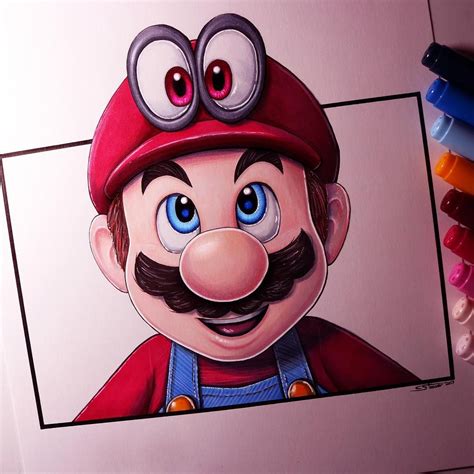 10 Dibujos Mario Odyssey