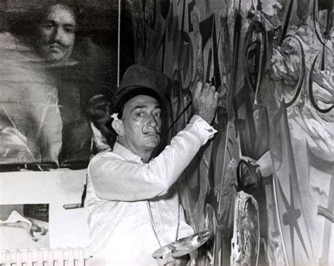 Dali Works On His Massive 1963 Masterpiece The Battle Of Tetuan