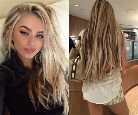 Tortoiseshell brown hair with honey blonde highlights. Inspiring Ideas For Long Hair With Highlights | Hairdrome.com