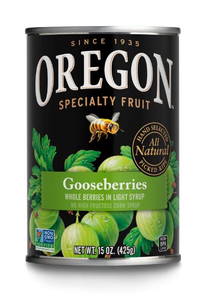 Oregon Specialty Fruits Canned Gooseberries Oregon Fruit Products