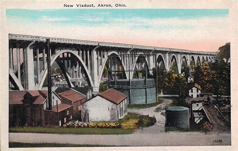 North Hill Viaduct Akron Postcards