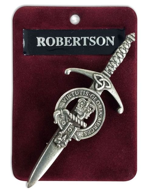 Robertson Clan Crest Kilt Pin Gaelic Themes Kilt Pin Etsy Kilt Pin