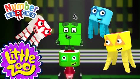 Four Times Table And More Learn To Count Numberblocks Youtube