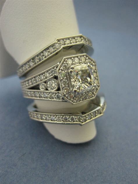 Engagement Ring Bridal Set Three Ring Set Jensen Jewelers Of