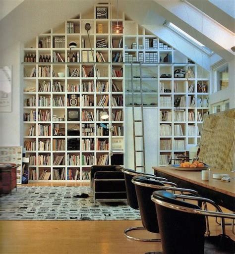 25 Modern Home Library Designs With Ladders And Stairs Artofit