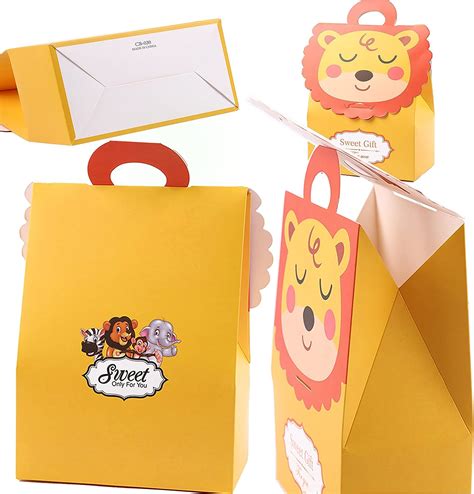 Buy Animal Goodie Bags For Kids Birthday Party Favor Boxes For Baby