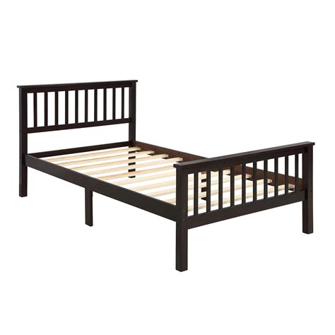 Buy Uhomepro Twin Bed Frame No Box Spring Needed Wood Platform Bed