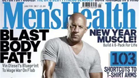 El Cuerpo Musculoso De Vin Diesel Protagoniza La Portada De La Revista “men´s Health” Telemundo