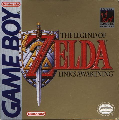 The Legend Of Zelda Links Awakening 1993 Game Boy Box