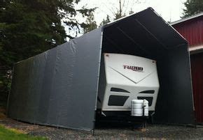The easiest and cheapest way to build your own storm shelter underground is to put it in your existing basement. Make-Your-Own Portable Carport Shelter **Long Lasting Heavy Duty Covers for MotorHome, 5th Wheel ...