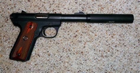 Ruger 2245 Threaded Barrel 22 Cal Pistol With Gemtech Outback Ii