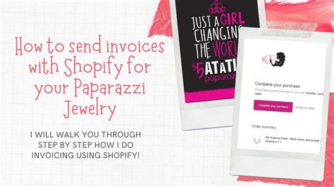 How To Send An Invoice With Shopify For Your Paparazzi Accessories