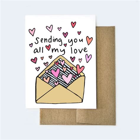 Sending You All My Love Card Aviate Press
