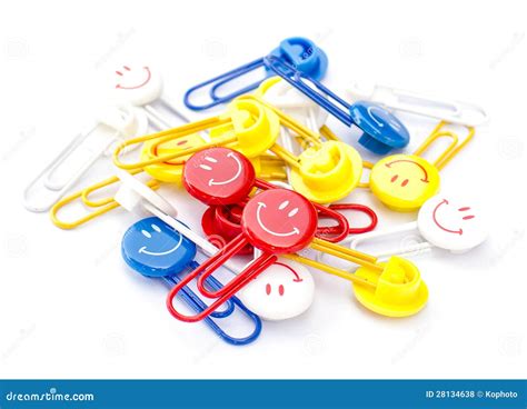 Smiling Face Paper Clips Royalty Free Stock Photos Image 28134638